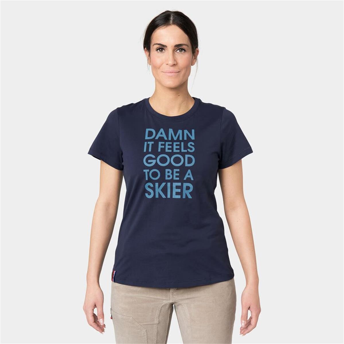 state of elevenate Damen Riders Tee dark navy