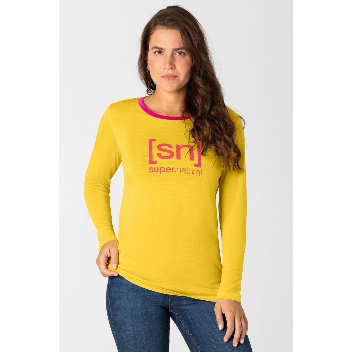 Super.Natural W The Essential Logo LS Damen illuminating