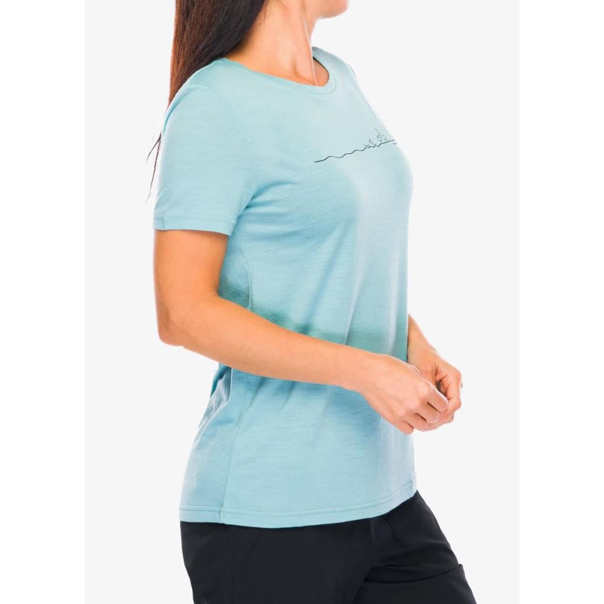 Super Natural W Tri Tee cameo blue blueberry Damen T-Shirt, Bild 3 von 4