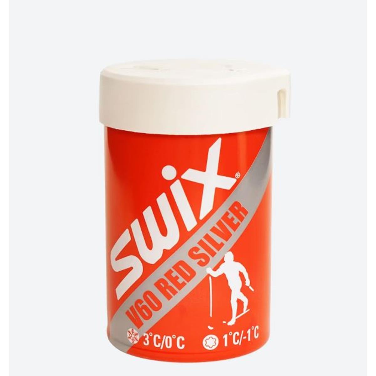 Swix V60 red/silver Hardwax 0°C/+3°C 43g