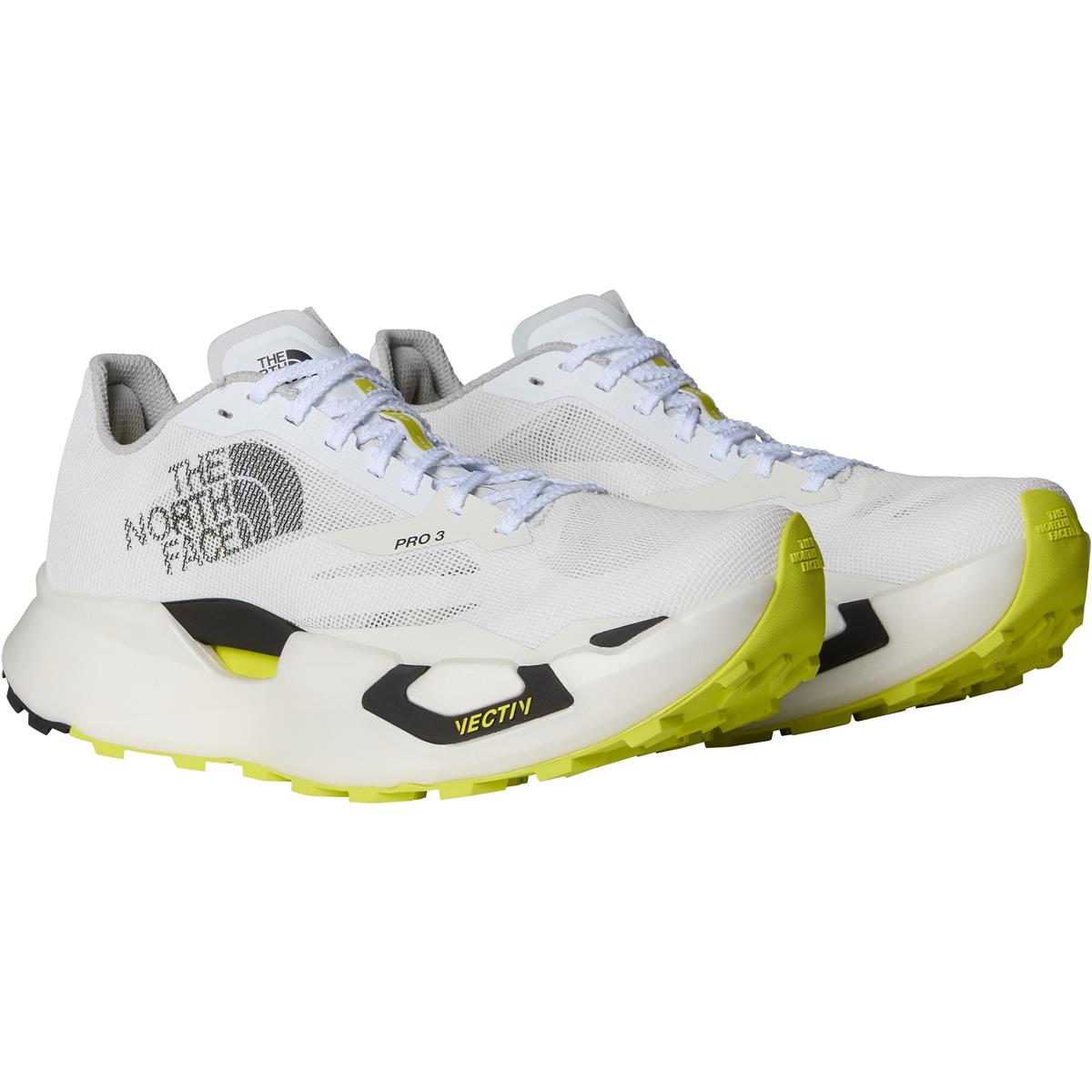 The North Face Summit Vectiv Pro 3 Unisex white ash sulphur spring green