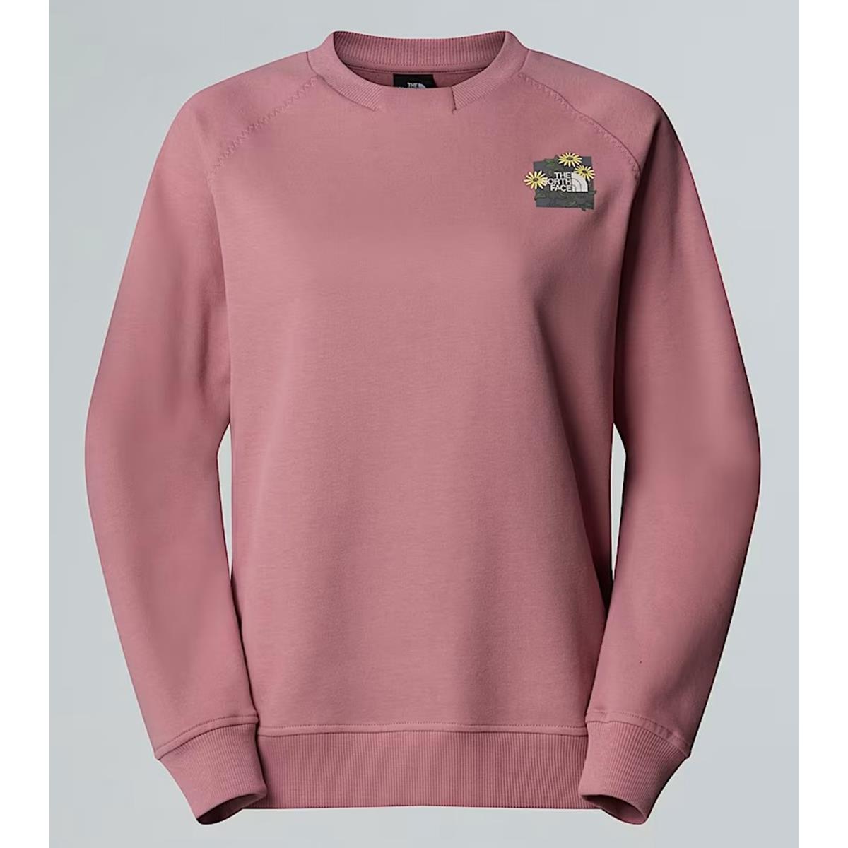 The North Face Connect relaxt geschnittenes Sweatshirt für Damen nostalgia rose