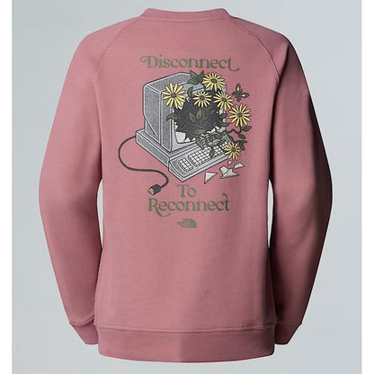 The North Face Connect relaxt geschnittenes Sweatshirt für Damen nostalgia rose