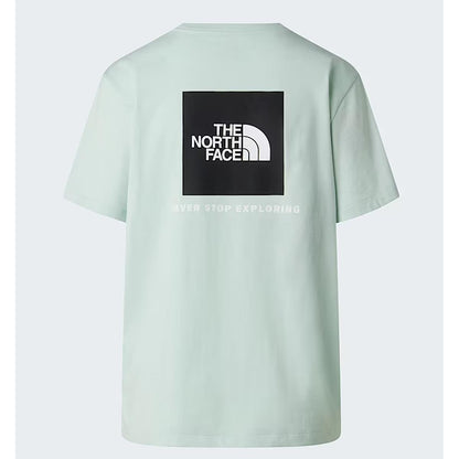 The North Face Evolution NSE Box relaxt geschnittenes T-Shirt für Damen Opal Frost