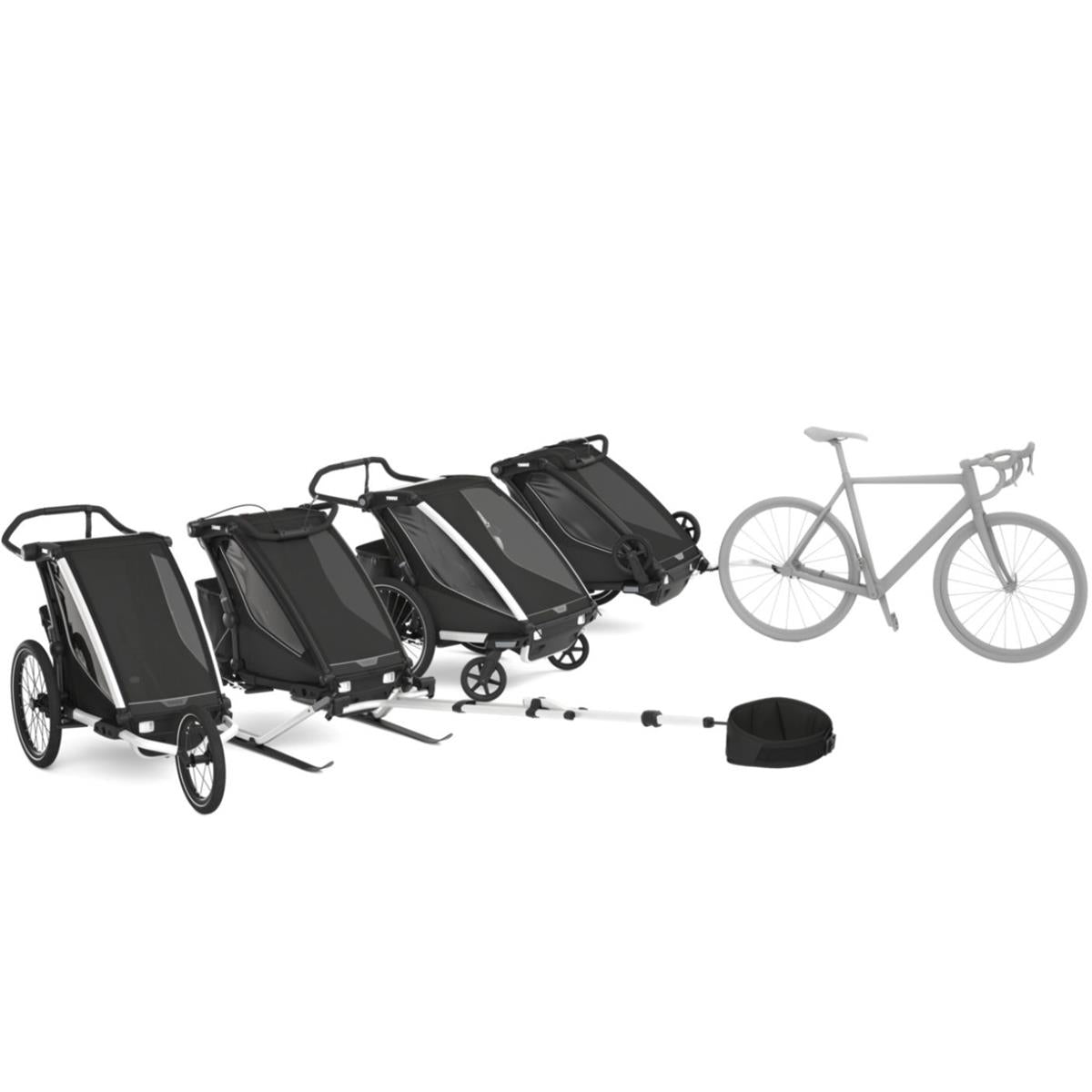 Thule Chariot Sport 2 double Schwarz 2026