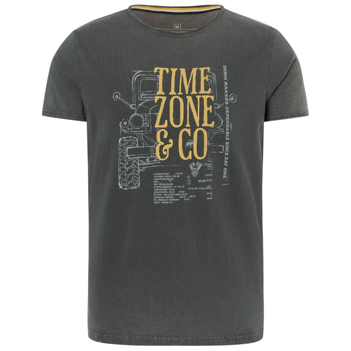 Timezone Truck T-Shirt dark shadow grey Herren