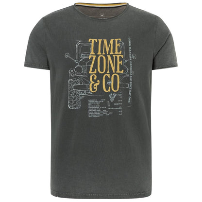 Timezone Truck T-Shirt dark shadow grey Herren
