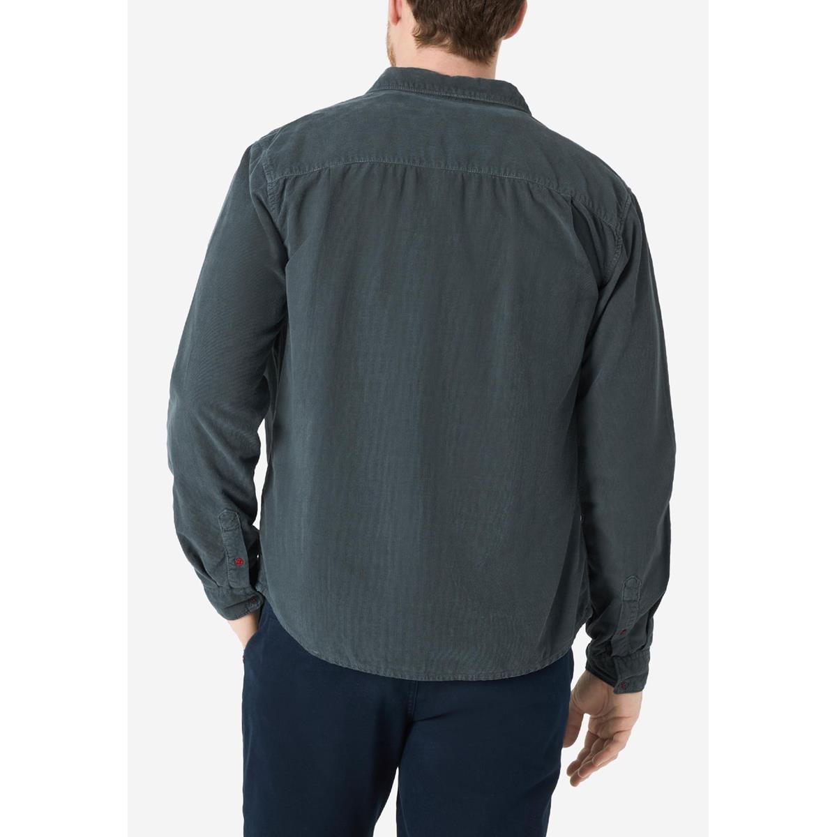 Timezone Herren Corduroy Shirt Blau
