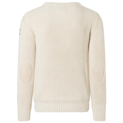 Timezone Heavy Knit Crewneck offwhite melange Herren