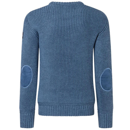 Timezone Heavy Knit Crewneck indigo melange Herren