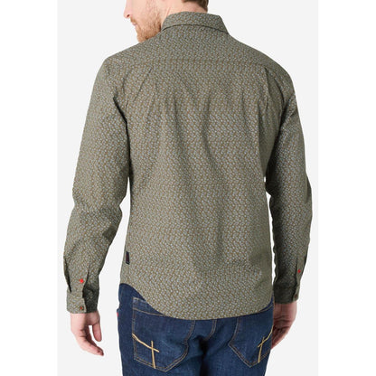 Timezone Herren Printed Classic Shirt Green