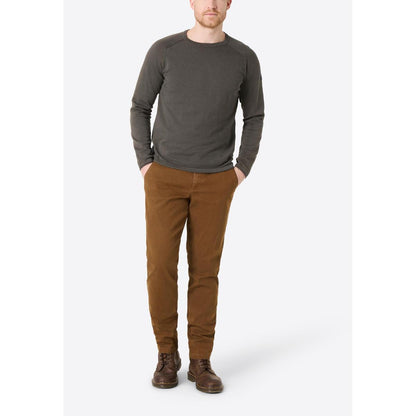 Timezone Herren Cotton Knit Crewneck Brown
