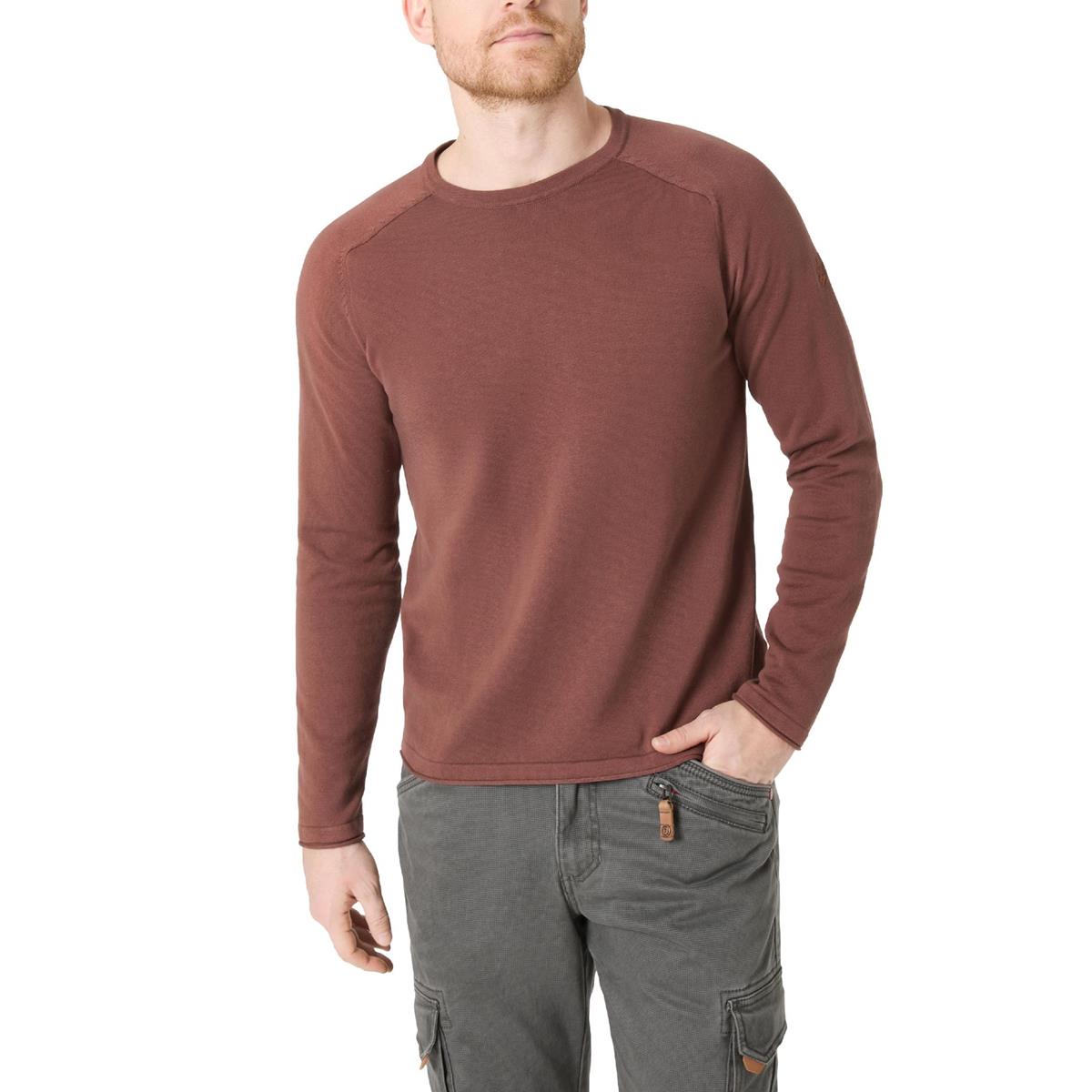 Timezone Herren Cotton Knit Crewneck Red