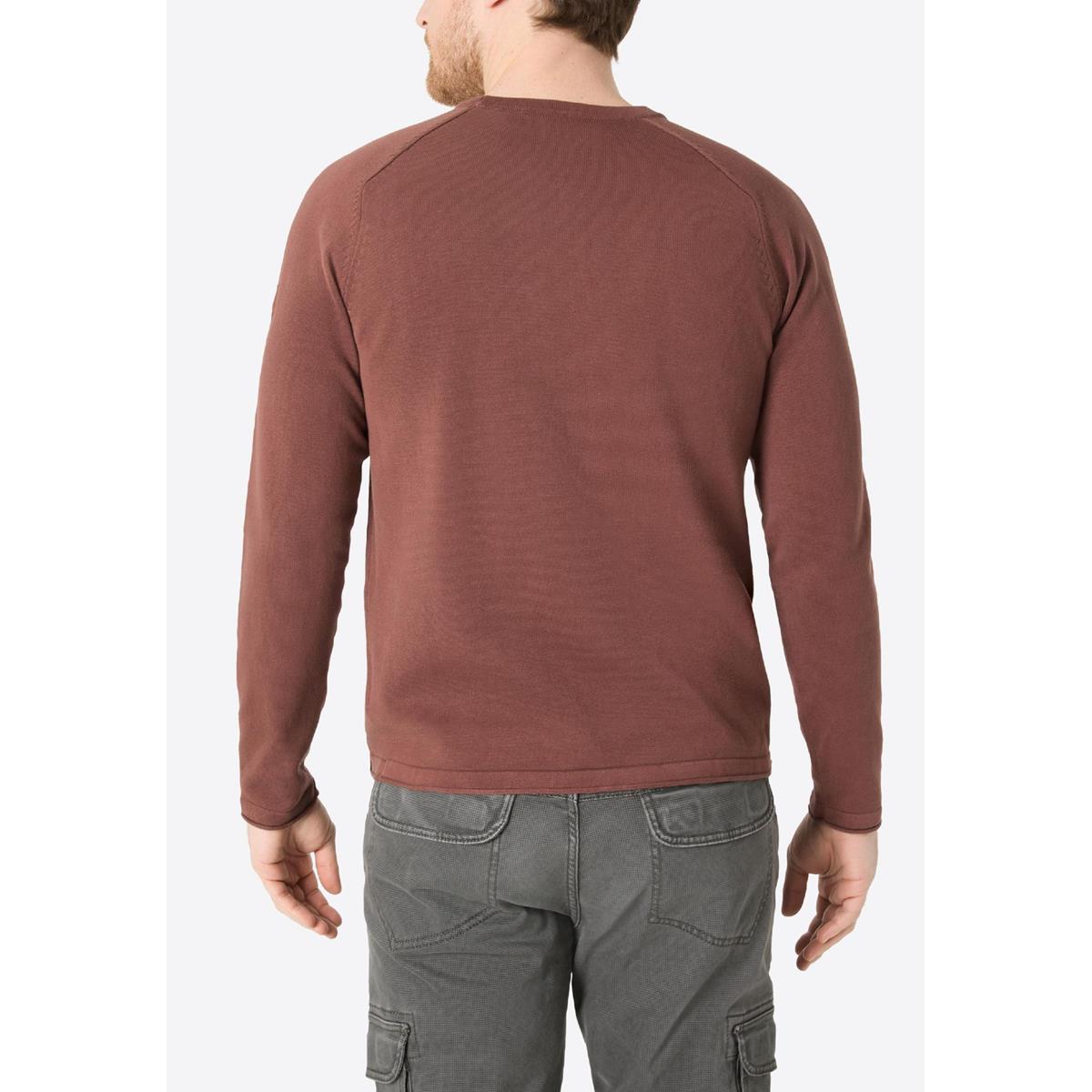 Timezone Herren Cotton Knit Crewneck Red