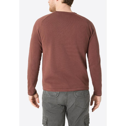 Timezone Herren Cotton Knit Crewneck Red