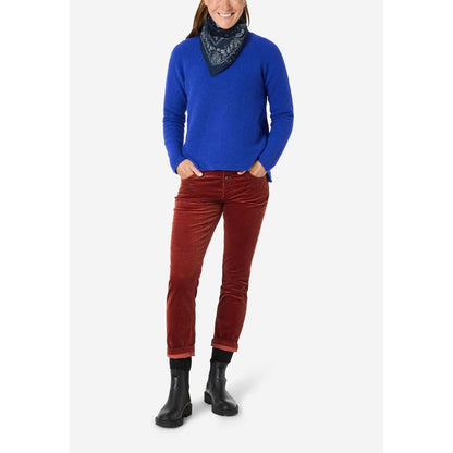 Timezone Damen Sporty Raglan Pullover Queens Blue