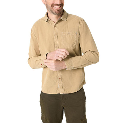 Timezone Herren Corduroy Shirt nut beige