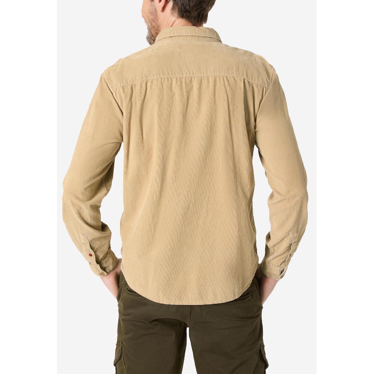 Timezone Herren Corduroy Shirt nut beige, Bild 2 von 4
