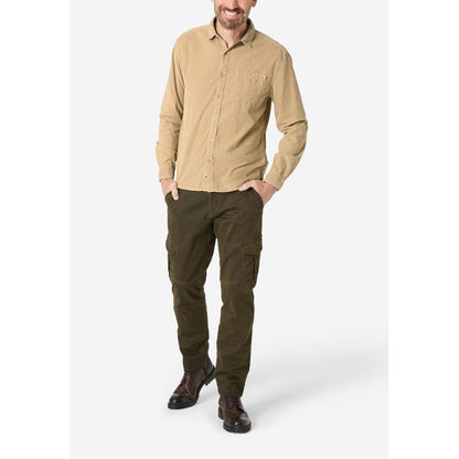 Timezone Herren Corduroy Shirt nut beige