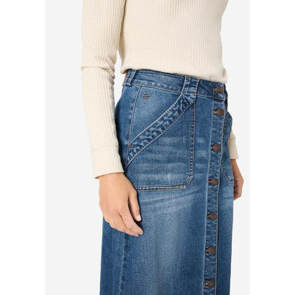 Timezone Midi Cargo Skirt Damen