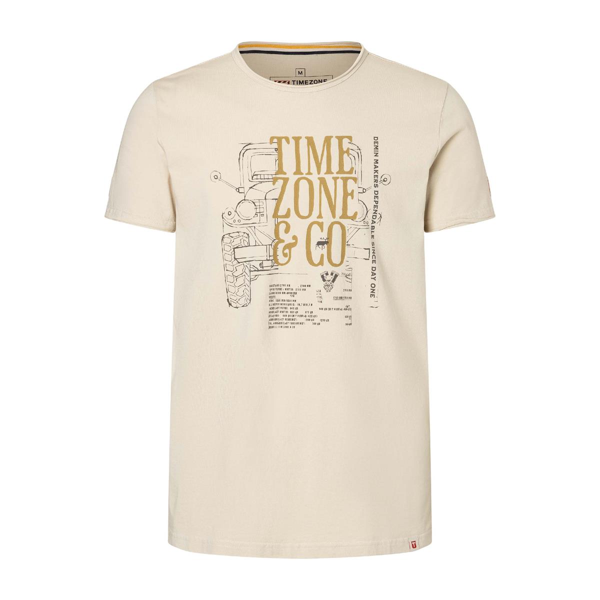 Timezona Truck T-Shirt bone white Herren