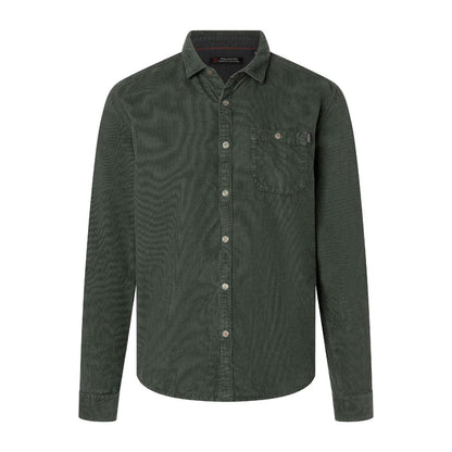 Timezone Corduroy Shirt black olive Herren