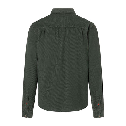 Timezone Corduroy Shirt black olive Herren