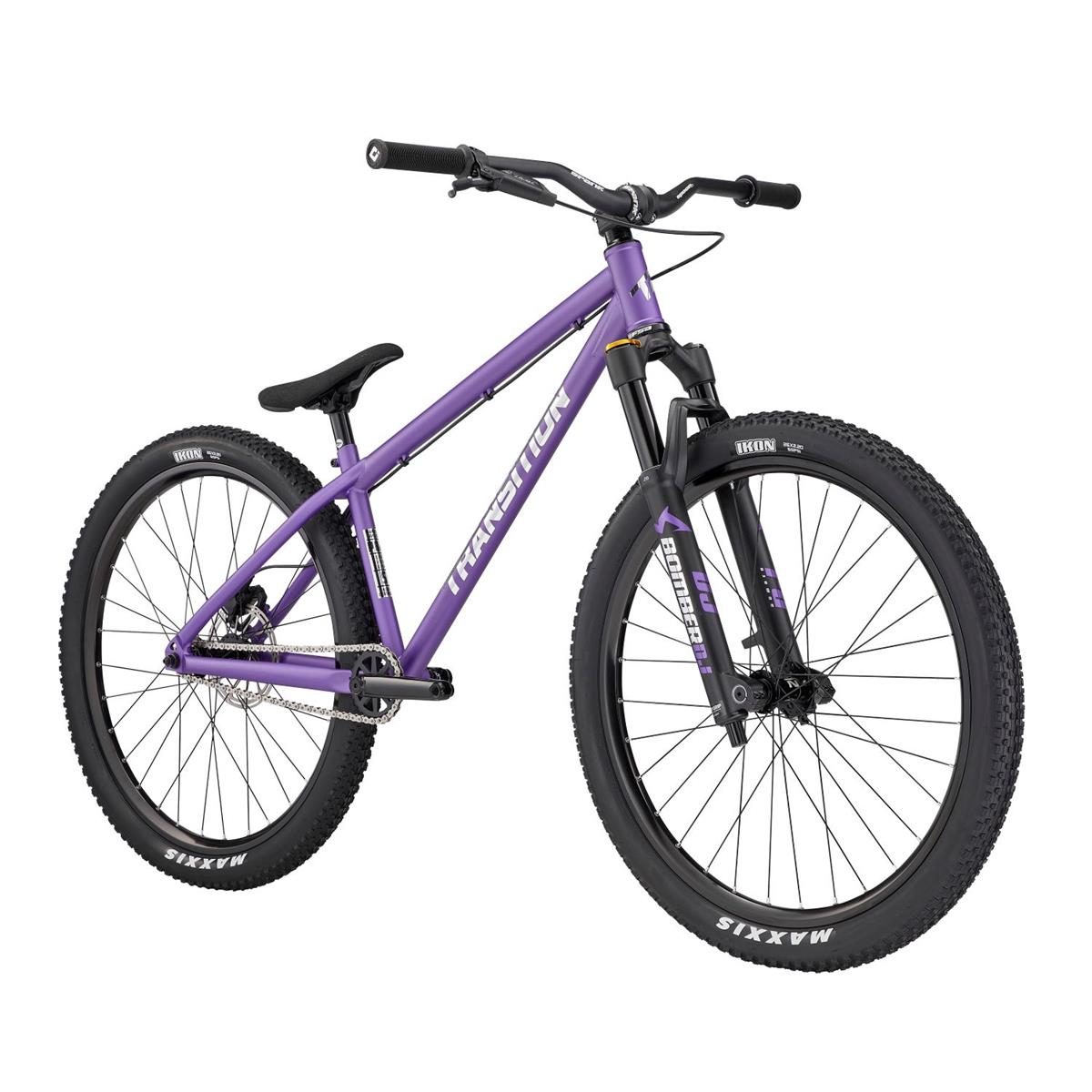 Transiton Dirt Bike PBJ purple and chrome