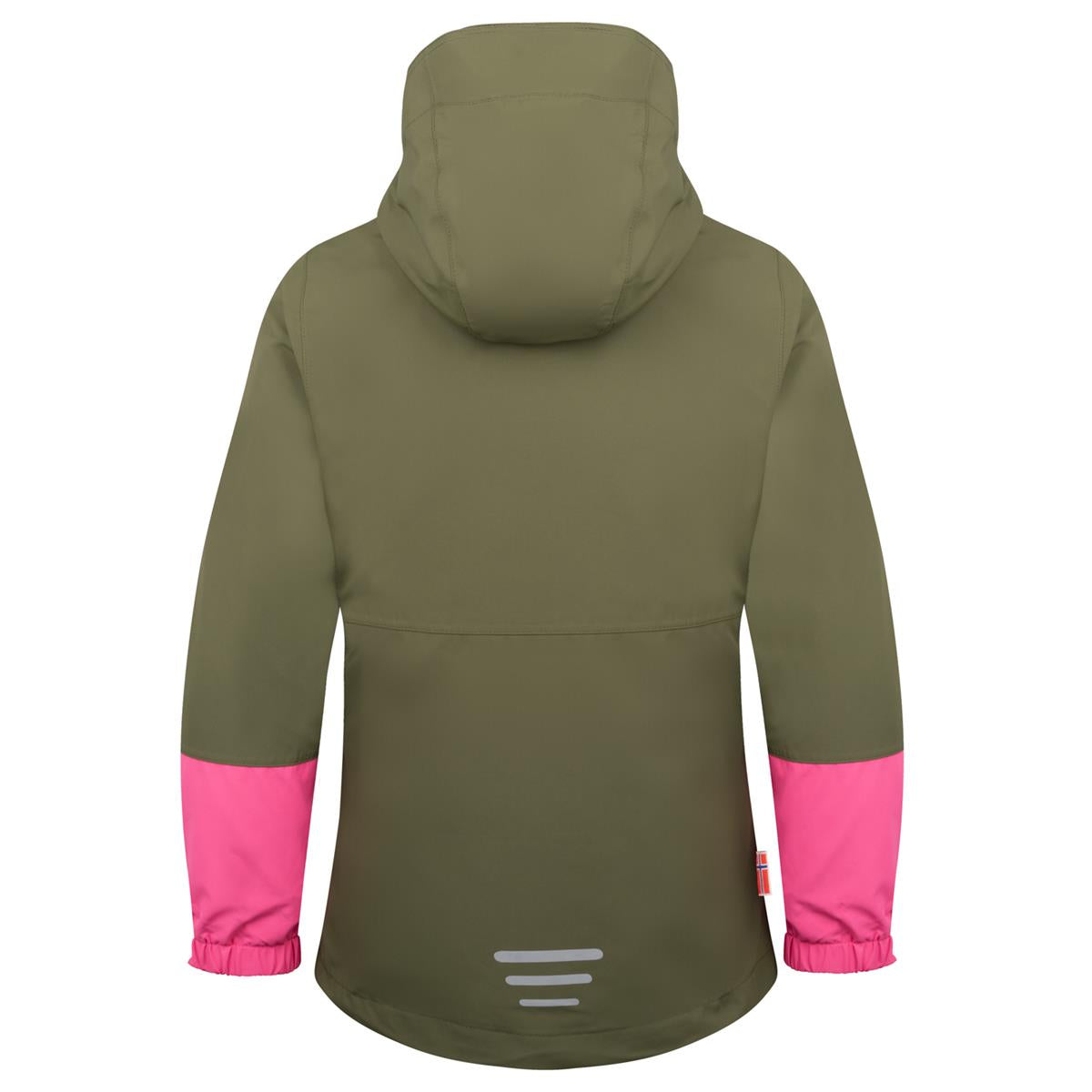 Trollkids Kjerak 3in1 Jacket dusky olive/ light magenta, image 2 of 4