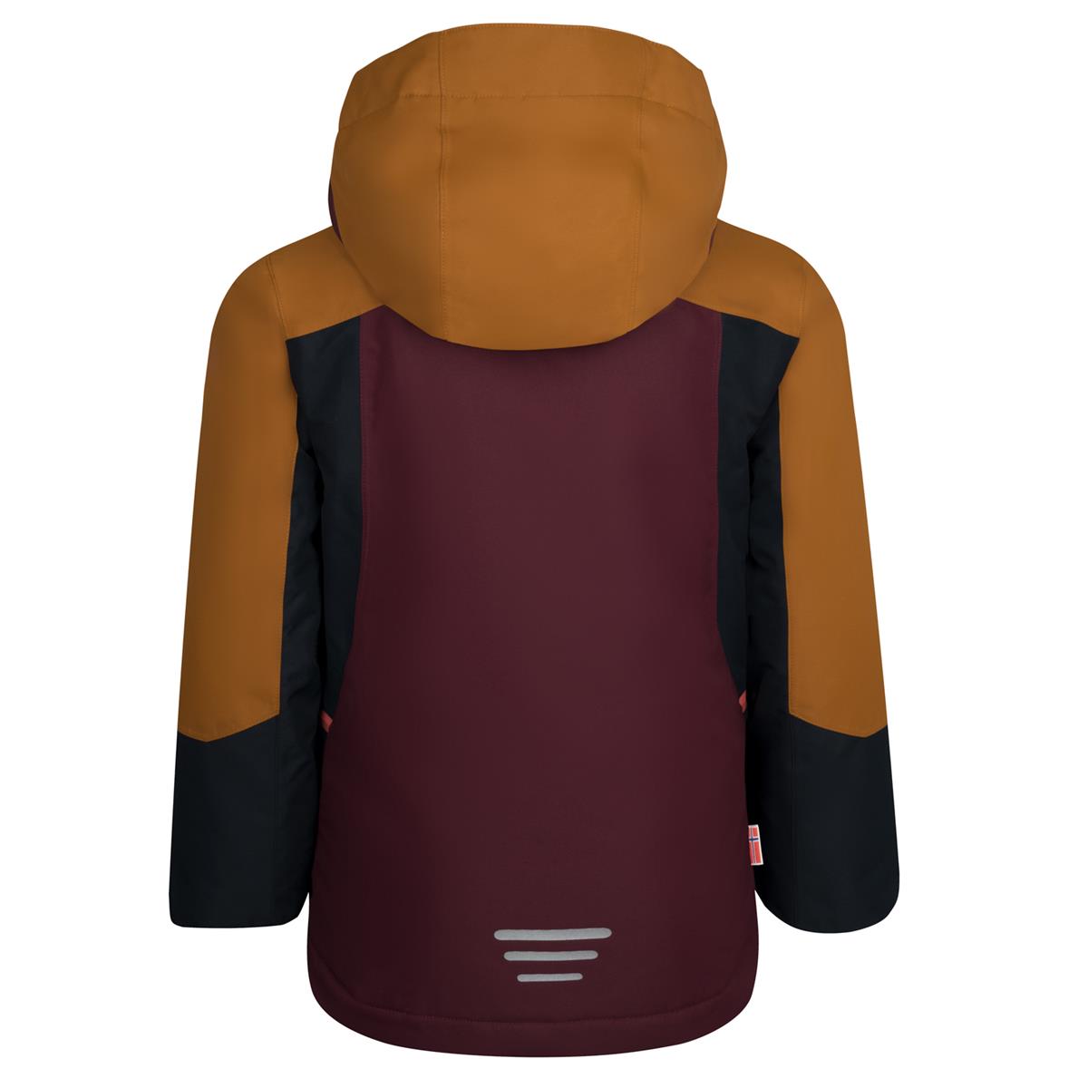 Trollkids Girls Rauland Jacket caramel/redwood/black/salomon, Bild 2 von 3