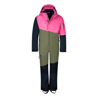 Trollkids Hallingdal Snowsuit light magenta/dusky olive/navy