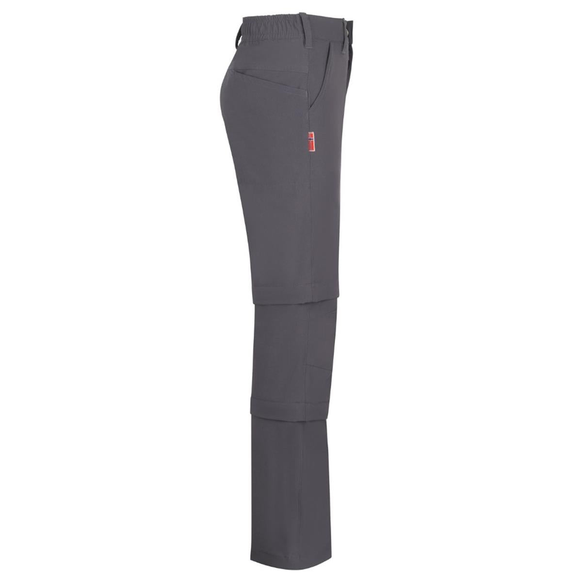 Trollkids Preikestolen Double Zip-Off Pants graphite/fresch berry, image 2 of 4