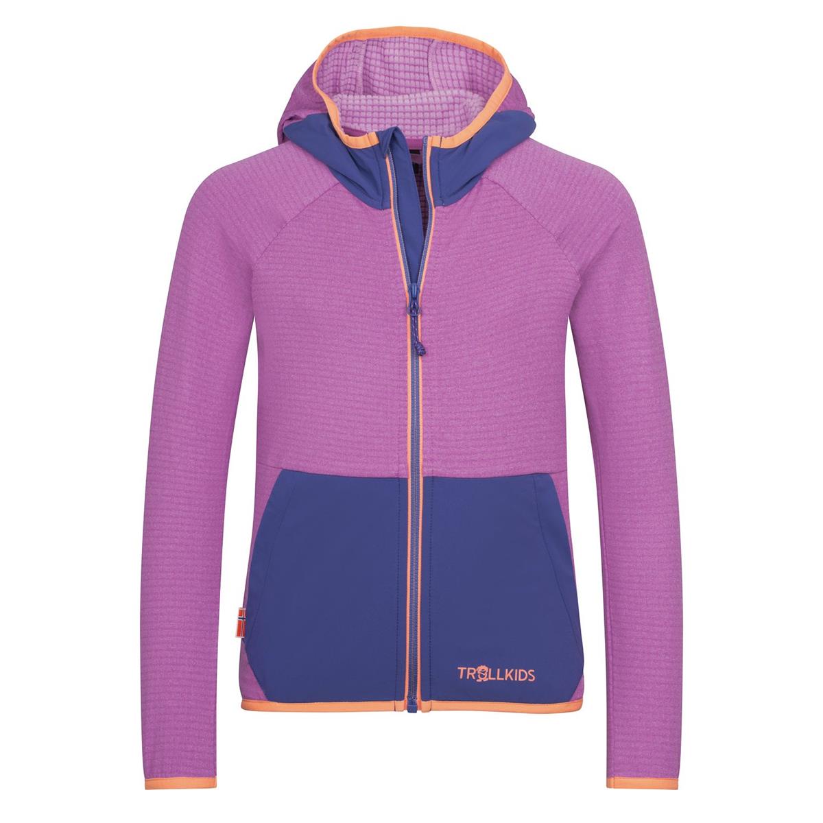 Trollkids Holmedal Jacket Girls mallow pink/violet blue