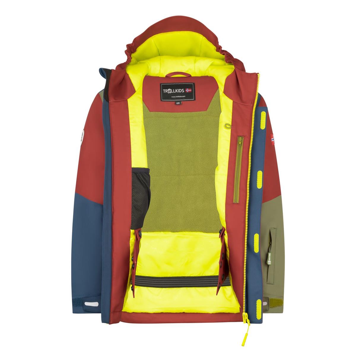Trollkids Kids Hallingdal Jacket carmin red Kinder, image 2 of 3