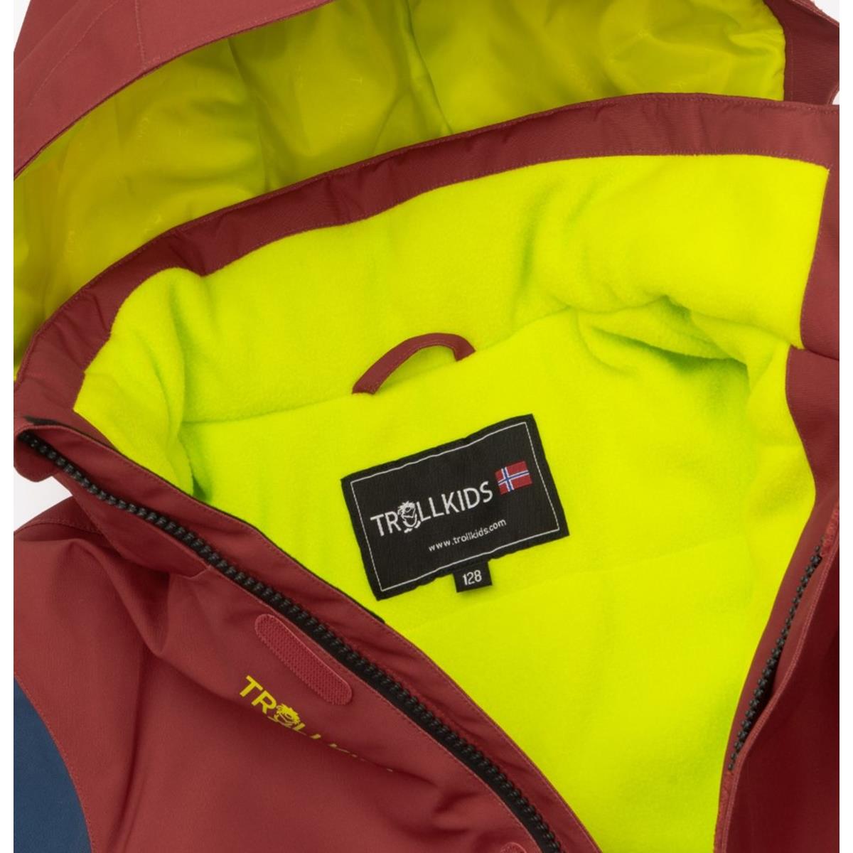 Trollkids Kids Hallingdal Snowsuit carmin red Kinder, Bild 2 von 3