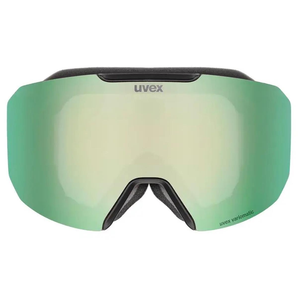 uvex evidnt ATTRACT V - black matt/vario green mirror/schwarz, image 3 of 4