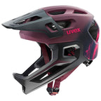 Uvex React jr. Fullface - Cranberry Matt