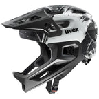 Uvex React jr. Fullface - Black/White Matt