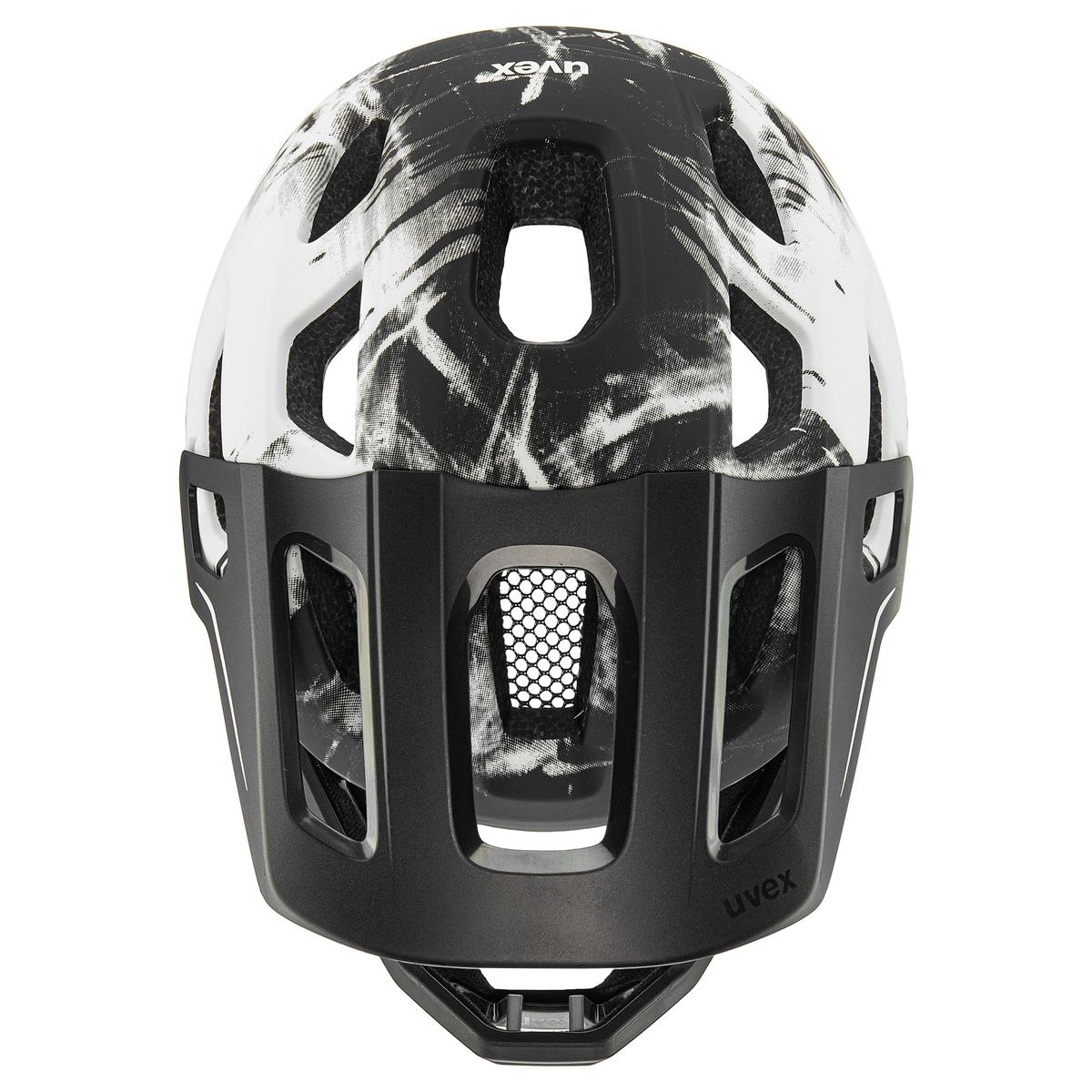 Uvex React jr. Fullface - Black/White Matt, Bild 2 von 5