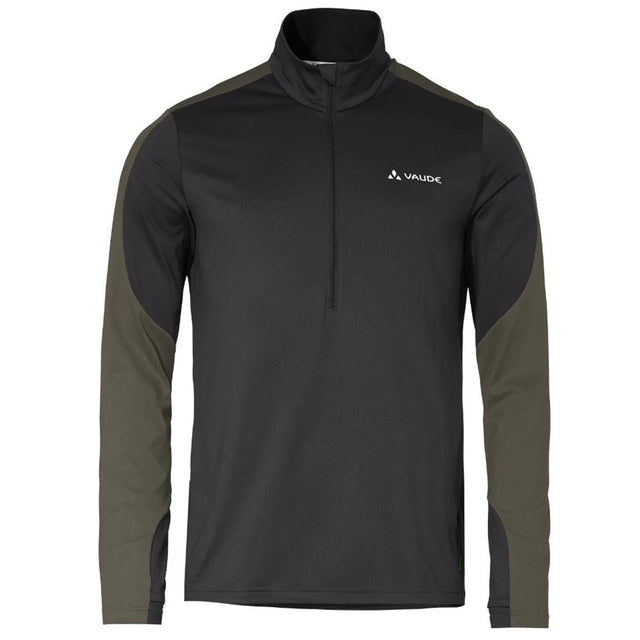 Vaude - Livigno Halfzip II Fleece-Pullover Herren - black/khaki