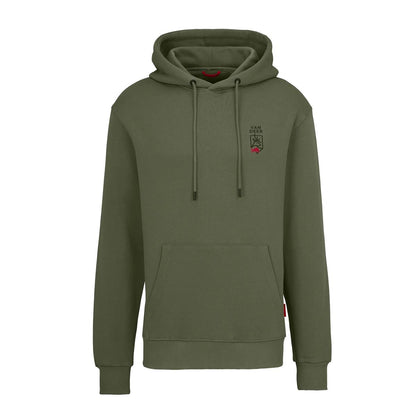 VAN DEER ESSENTIAL HOODIE - khaki