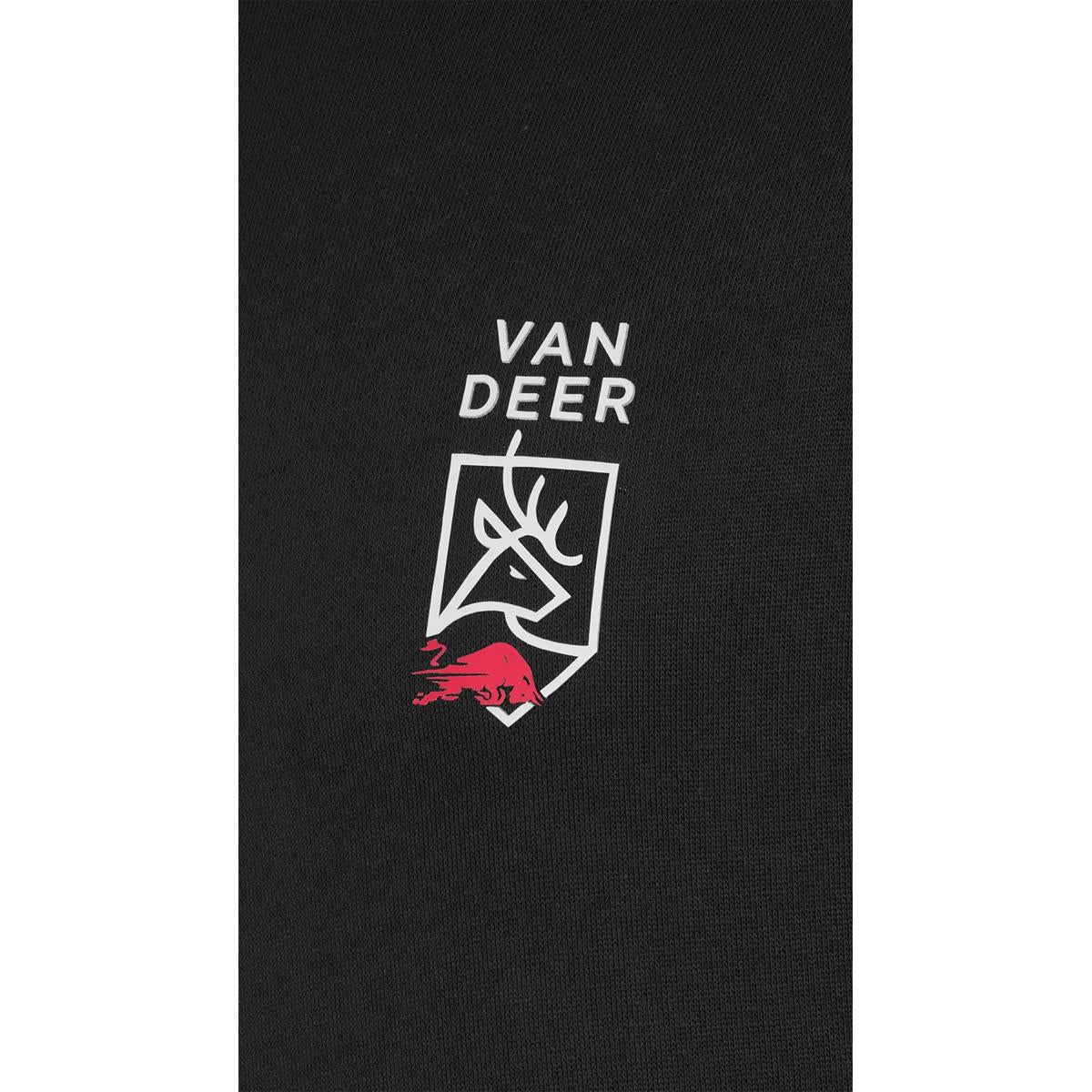 VAN DEER ESSENTIAL HOODIE - black