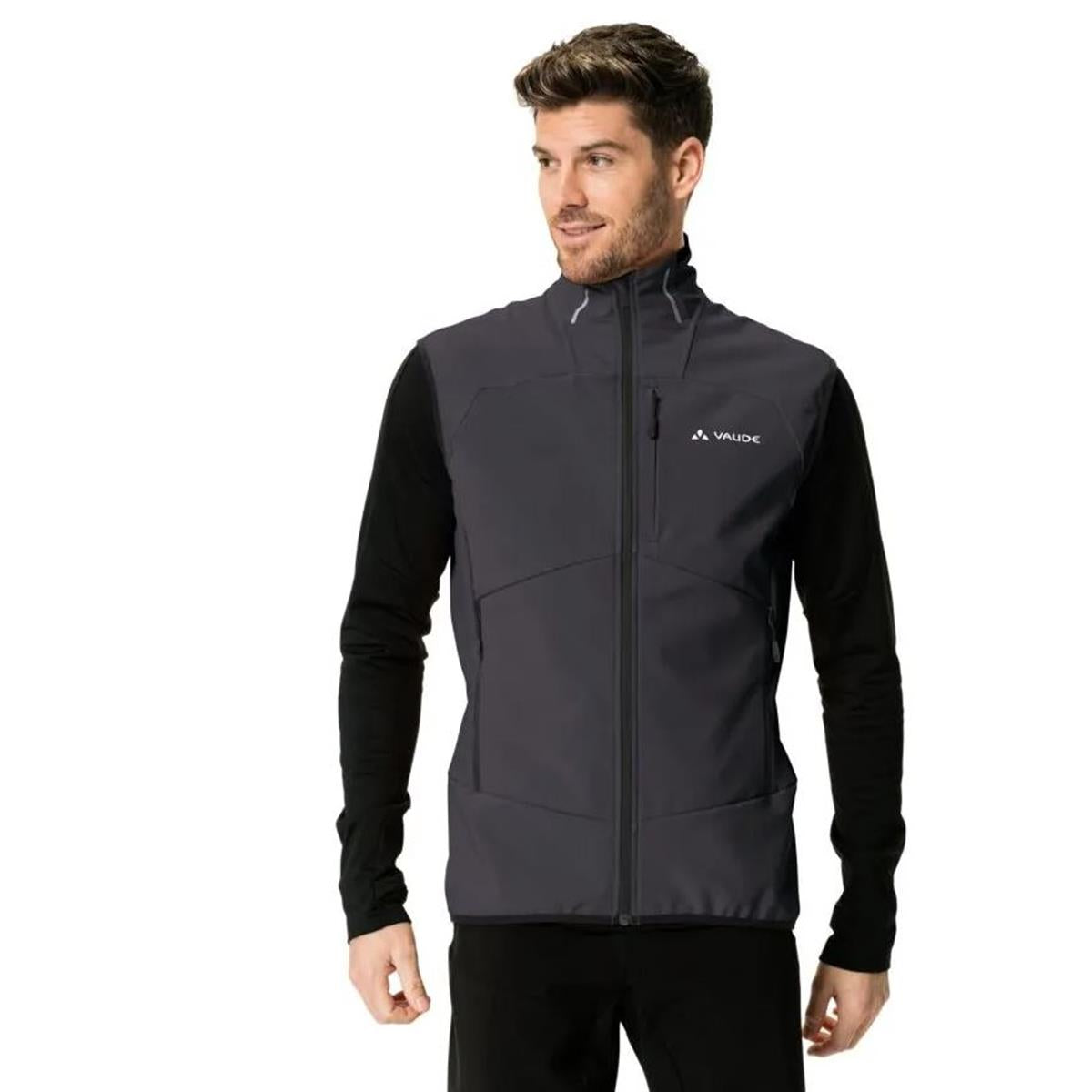 Vaude Me Larice Vest II black Herren Softshell Weste, Bild 3 von 4