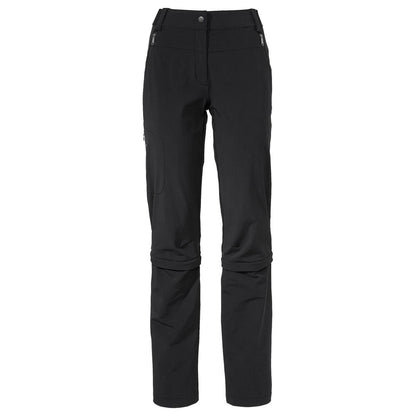 Vaude Farley Stretch Capri T-Zip III short black Damen Trekkinghose