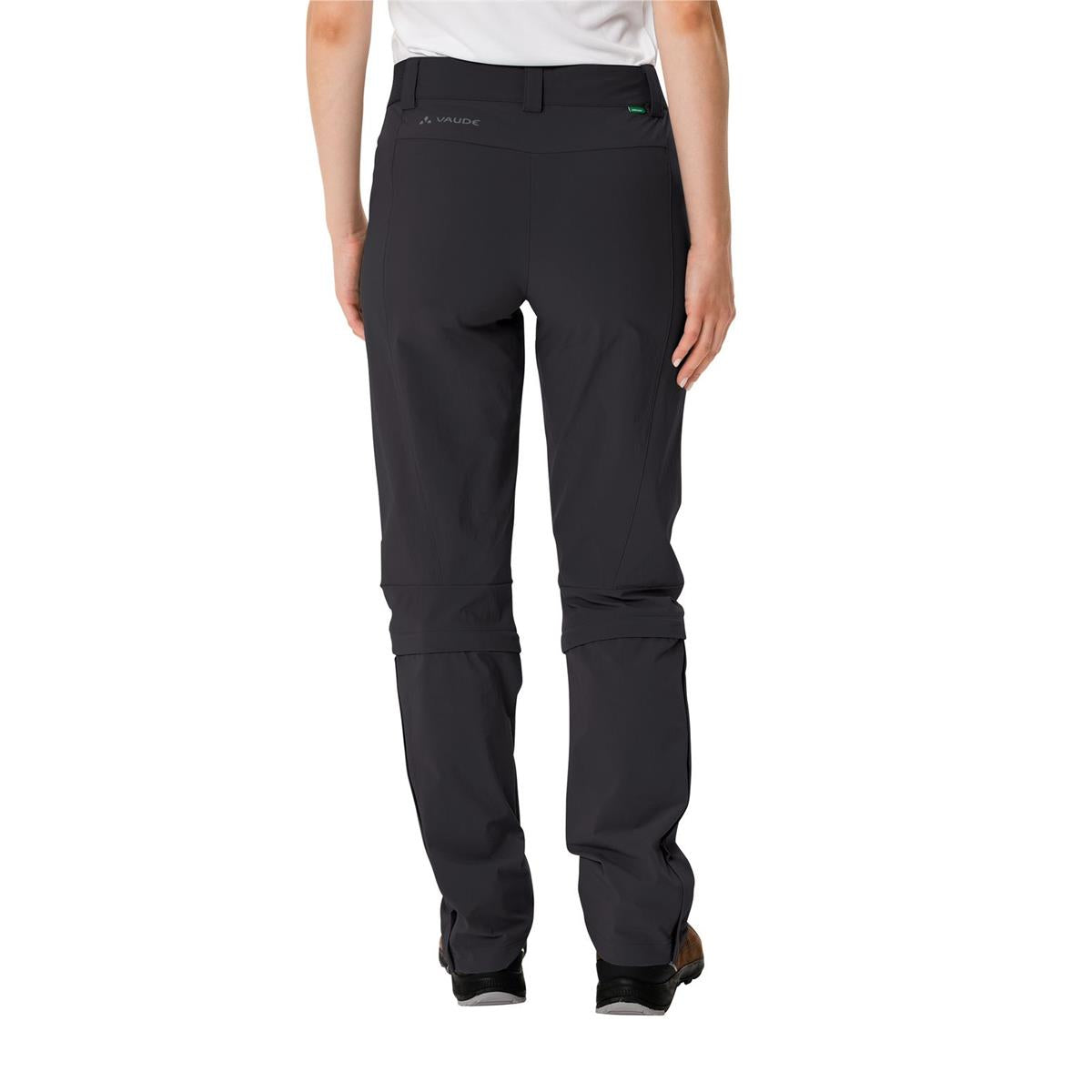 Vaude Farley Stretch Capri T-Zip III reg black Damen Trekkinghose