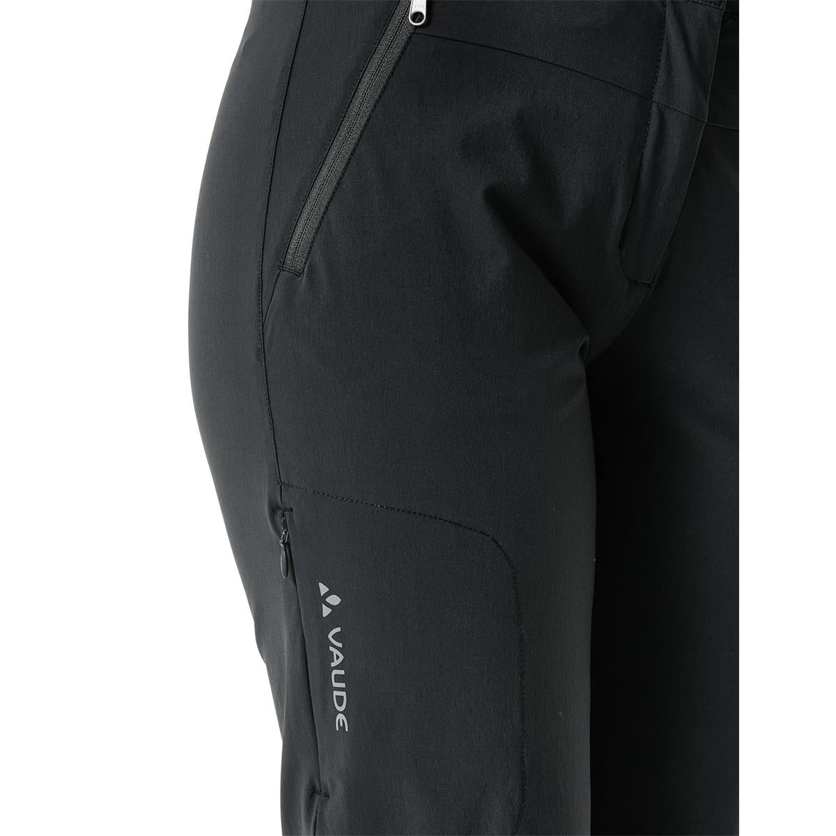 Vaude Farley Stretch Capri T-Zip III reg black Damen Trekkinghose, image 5 of 6