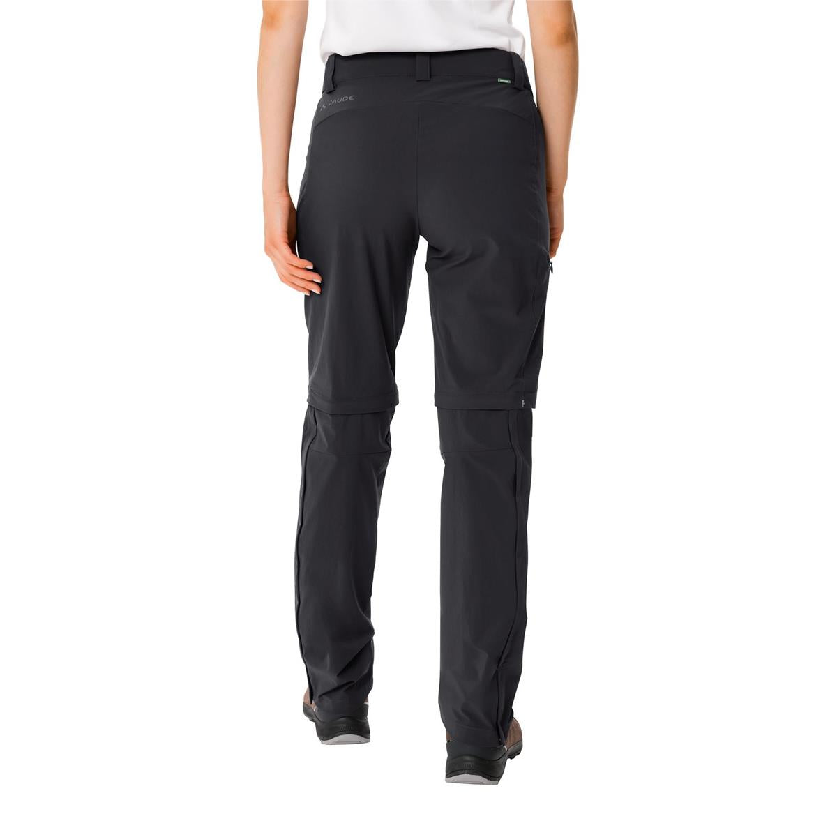 Vaude Farley Stretch ZO T-Zip II reg black Damen Trekkinghose