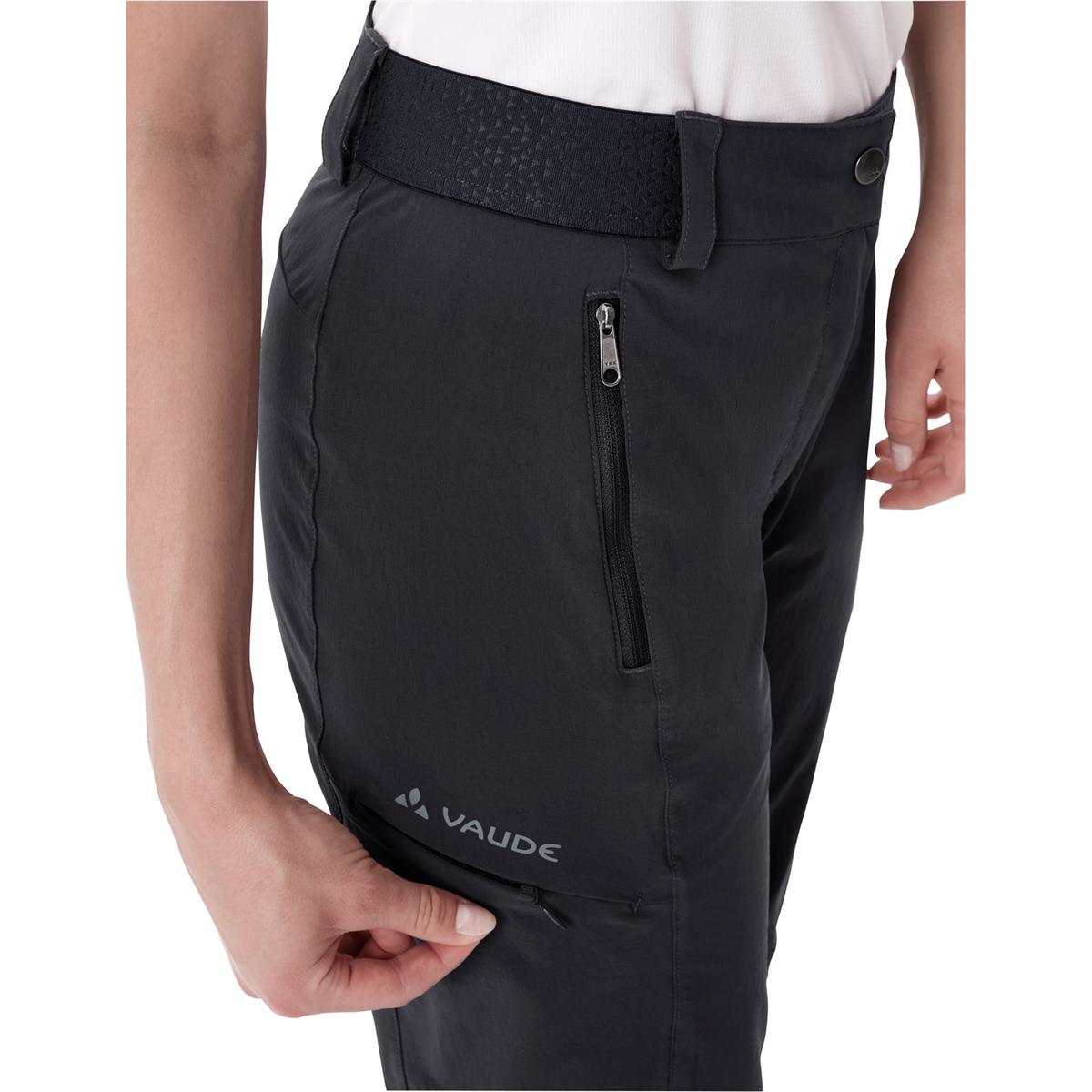 Vaude Farley Stretch ZO T-Zip II short black Damen Trekkinghose, Bild 5 von 6