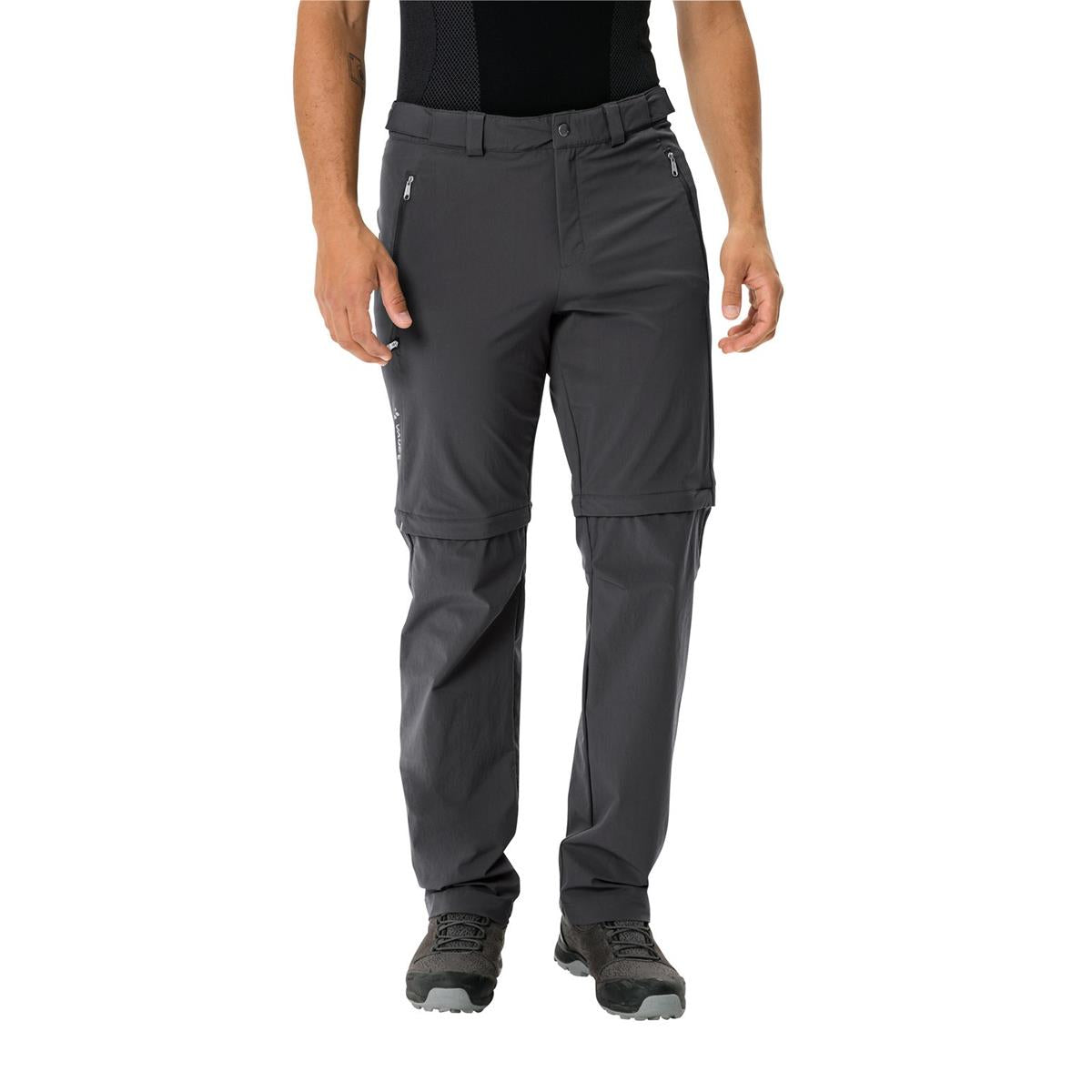 Vaude Farley Stretch T-Zip III short black Herren Trekkinghose, Bild 3 von 6