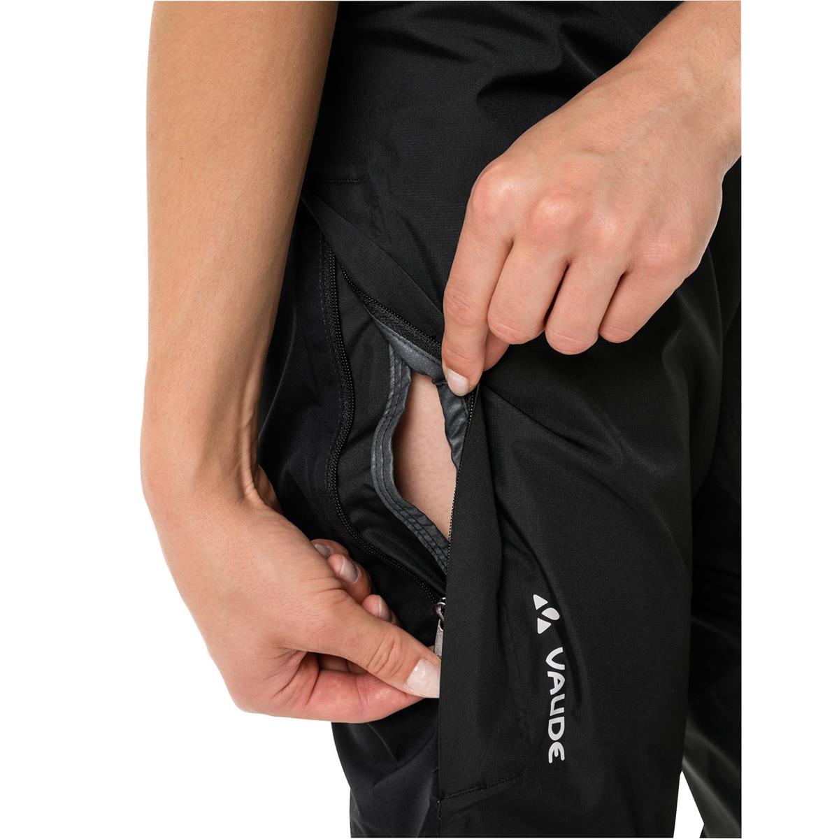 Vaude Kuro Rain black Damen Rad Regenhose, image 5 of 6